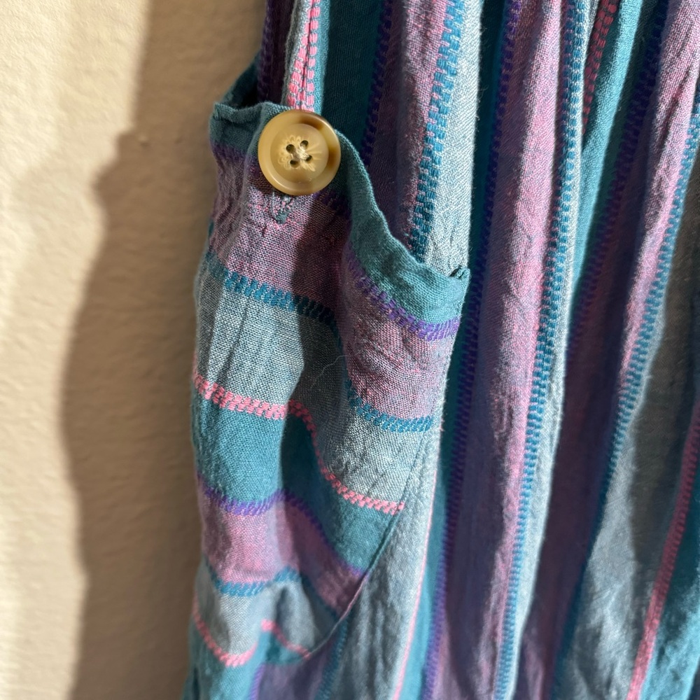 NWT Urban Outfitters Betsey Linen Halter Midi Dress 55% Linen - Picture 16 of 16